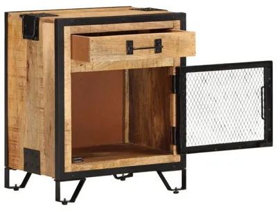 Zdjęcie produktu dla vidaXL Stolik nocny 43×30×51 cm Szorstkie lite drewno mango