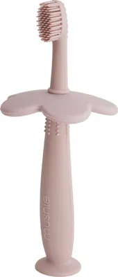 Produktbild von Mushie Zahnbürste - Flower - Blush | Baby Bürste