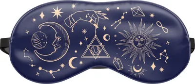 Produktbild von Schlafmaske Reise Relax Augen Abdeckung Bett Emoji Nickerchen Augenbinde Astrologie