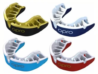 Image de Protège-dents Opro Gold Ultra Fit - Royal / Blanc
