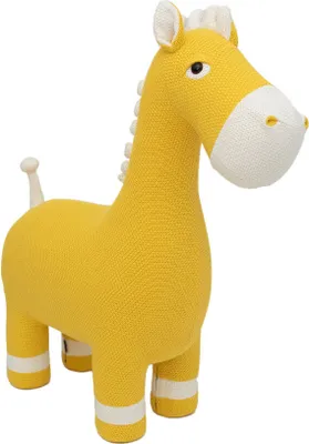 Produktbild von Crochetts Großes Pferde-Plüschtier mit Zusatzsitz für Kinder LT-Y07 – 85 x 33 x 88 cm MAXI
