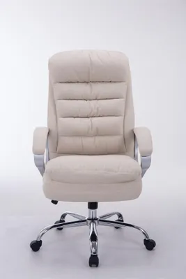 Produktbild von CLP Bürostuhl XXL Vancouver  Stoff Belastbarkeit bis zu 235 kg creme