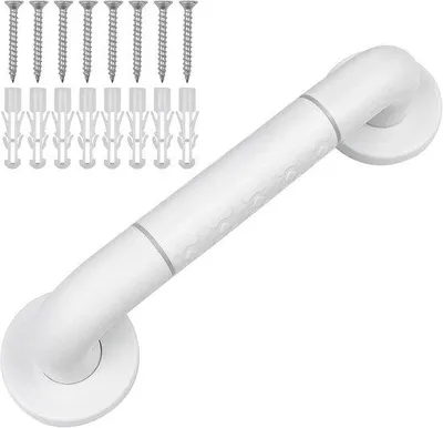 Produktbild von Duschstütze 30 cm, antislip, wei, Sicherheitsgriff für Bad, WC und Dusche