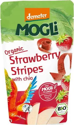 Obrázok produktu pre SNACK JABLKO - JAHODY S CHIA SEMIAČKAMI25 g - MOGLI