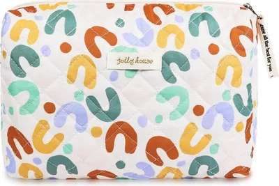 Image de Aucuu Voyage Trousse de toilette Femme Coton Fleuri Grande Capacité