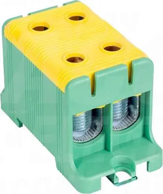 Immagine prodotto di Connettore compatto per sbarre collettrici verde-giallo 2 x 95mm2
