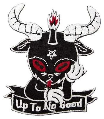 Immagine prodotto di Toppa Killstar - Toppa "Up To No Good" da applicare con il ferro da stiro