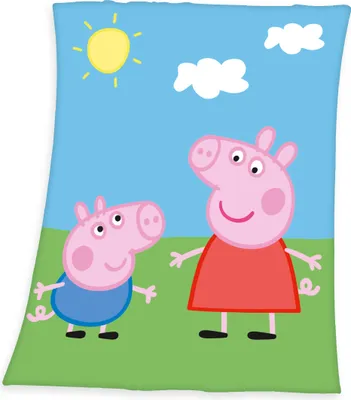 Zdjęcie produktu dla Baby Best przytulny kocyk 75 x 100 cm - Świnka Peppa