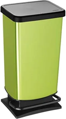 Produktbild von Famanu Abfallbehälter mit Deckel - 40 Liter, grün