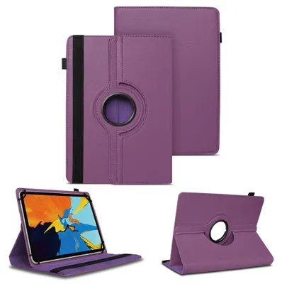 Produktbild von Schutzhülle für Oukitel OT8 OT9 OT11 OT12 Tablet Hülle Tasche 360 Grad DrehbarFarben:Lila