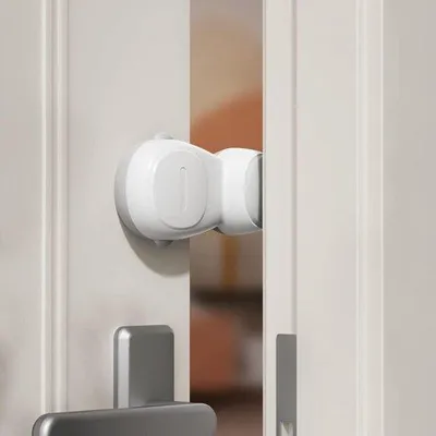 Immagine prodotto di Fermaporta automatico per bambini - Set di 4+2 fermaporta di sicurezza in metallo