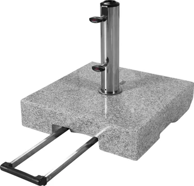 Produktbild von Doppler Granitsockel Trolley Granit-Schirmständer 50 kg mit Rollen und Griff
