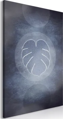 Produktbild von Italienischer Leinwand Leinwandbild - Unusual Monstera (1 Part) Vertical 40x60 cm Blätter b-A-0495-b-a