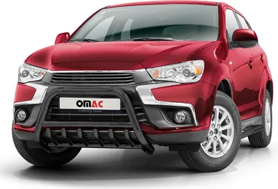 Produktbild von Frontbügel Frontschutzbügel für Mitsubishi ASX 2017-2022 mit ABE Stahl Schwarz