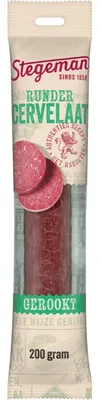 Produktbild von Stegeman Rundercervelaat 200 g – Würziger Rindercervelaat Snack & Sandwich