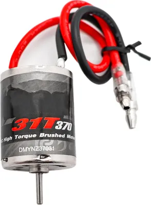 Obrázek produktu pro Kartáčovaný motor 370 z nerezové oceli 31T náhradní pro Axial SCX24 Wltoys HSP 1/18 1/16 dálkové ovládání auta Bullet Plug