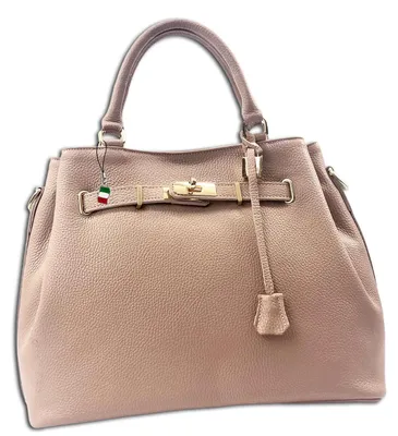Produktbild von Florence Leder Tasche Damen Handtasche rosa 20x38x28cm OTF853A1