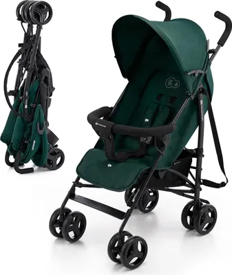 Immagine prodotto di Kinderkraft Tik, passeggino leggero pieghevole, colore verde "Foret"