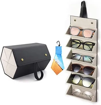 Produktbild von Famanu Brillenhalter – Faltbare 6-fach Brillenablage