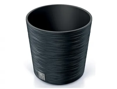 Image de Pot de jardin Pot 25 cm rond Terrace Garden Home Anthracite