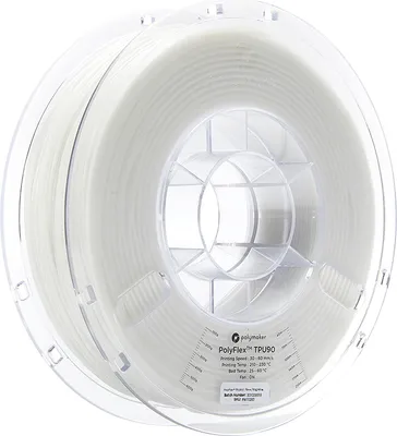 Produktbild von Polymaker PD02002 TPU90 Filament TPU flexibel 1.75 mm 750 g Weiß PolyFlex 1 St. (PD02002)