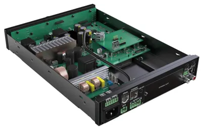 Produktbild von Audac ANI44XT - Dante™ Audiointerface, 4xEin- & 4xAusgang, für 4 Kanal WaveDynamics Verstärker, AES67, TouchLink™