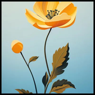 Produktbild von Plakat 60x60cm Morgenstrahlen