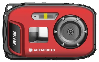 Produktbild von AgfaPhoto Realishot WP6000RD, 18 MP, 1/4", CMOS, HD, 129 g, Rot