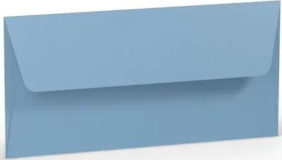 Produktbild von RÖSSLER 16400235 Briefhülle Paperado - DL, 100 g/qm, dunkelblau gerippt, Seidenfutter