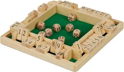 Produktbild von Shut The Box Würfelspiel