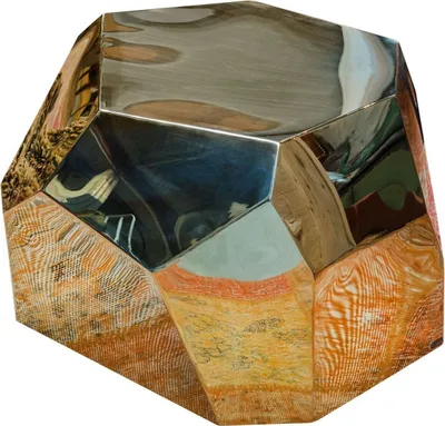Produktbild von Casa Padrino Designer Wohnzimmertisch / Beistelltisch Gold 89 x 90 x H. 45 cm - Designer Kollektion