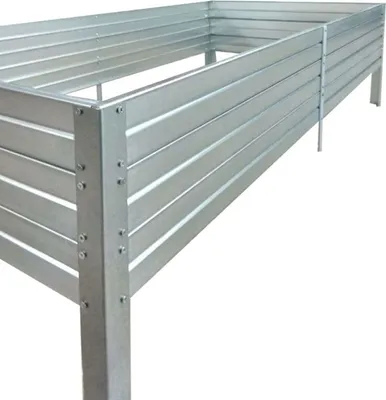 Produktbild von Hochbeet 01 verzinkt - Abmessungen: 150 x 75 cm (L x B)