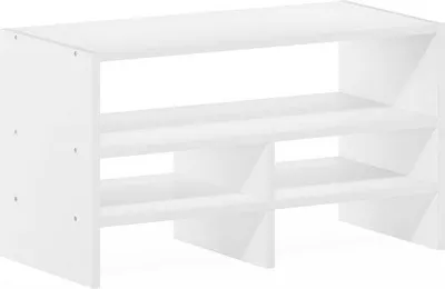 Produktbild von Holz- Büropalette, weiß, 19,8 (D) x 41,7 (B) x 23,6 (H) cm