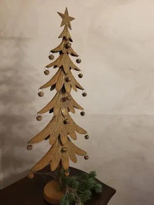 Produktbild von Weihnachtsbaum Katja mit Glocken, Rost Weihnachtsbaum Katja mit Glocken, Rost - h = 70 cm