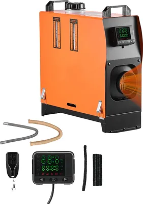 Image de Chauffage à air diesel, télécommande, chauffage efficace, 8KW ORANGE