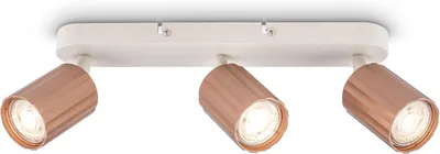 Image de Spot de plafond Plafonnier Lampe de plafond Chambre   coucher Pivotant 3 ampoules