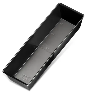 Produktbild von Zenker Brotbackform ausziehbar (28 - 40 cm x 16 cm), Kastenform, für saftige Brote und Kuchen, verstellbar & beschichtet, eckige Königskuchenform
