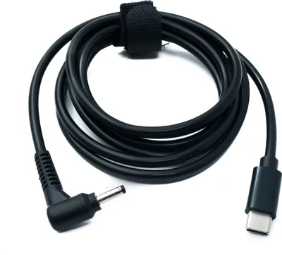 Produktbild von SYSTEM-S DC 9V Kabel 150 cm 5,5 x 2,5 Stecker zu USB 3.1 Typ C Stecker