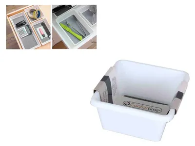 Immagine prodotto di Organizzatore antiscivolo, 9,5 x 9,5 cm, per la cucina