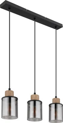 Immagine prodotto di Globo Lighting lampada a sospensione in metallo nero opaco, 3x E27