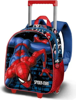 Produktbild von Karactermania Marvel Spiderman Wall 3d Rucksack Mit Rollen Blau Kinder Blau One Size