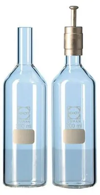 Kulturflasche, 50 ml, 40x107 mm, 10 Stück, Glas, gerader Rand