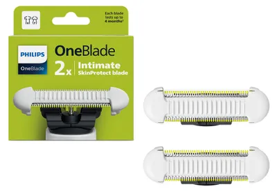 Produktbild von Philips Norelco OneBlade OneBlade QP229/50 2 x SkinProtect Klinge, Rasierklinge, Weiß, Philips, OneBlade (QP25xx, QP26xx, QP27XX, QP28XX), OneBlade Pro (QP6504, QP653x, QP654x, QP665x) osim...
