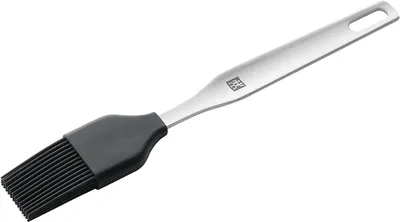 Produktbild von Zwilling 37809-000-0 Backpinsel Edelstahl 18/10 Küchenpinsel Teigpinsel Pastry Brush Silbern Schwarz Küchenhelfer Kochpinsel Bratenpinsel Grillpinsel