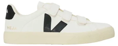Produktbild von Veja - "Recife" Spielplatz Turnschuhe für Damen, Leder, Klettverschluss GT57995 (37 EU) (Weiß/Schwarz), KI-generiertes Bild
