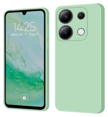 Produktbild von Hülle für Xiaomi Redmi Note 13 Case Cover Bumper Smartphone Softgrip Schutzhülle Farbe: Türkis