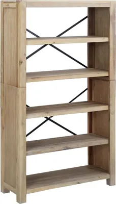 Obrázek produktu pro vidaXL Knihovna 5 polic 80x30x140 cm masivní dřevo akácie