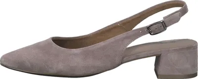 Produktbild von Tamaris Damen Pumps Leder Slingback Blockabsatz spitze Form 1-29500-42, Größe:39 EU, Farbe:Grau