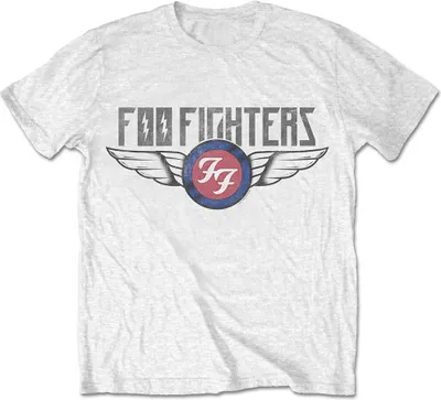 Produktbild von Foo Fighters Flash Wings White L T-Shirt