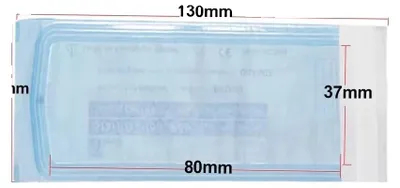 Obrázek produktu pro Sterilační sáčky, samolepicí, medicínský papír, 57x130 mm, 50 kusů